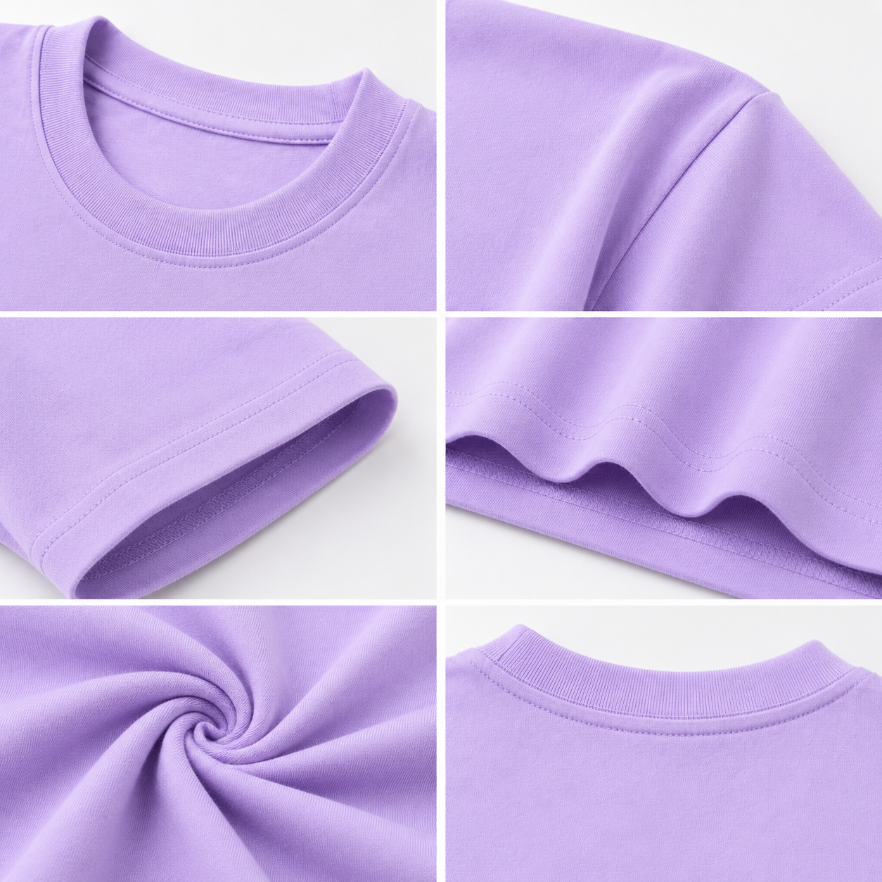 SEK’O Premium Oversized Cotton T-Shirt (LILA)