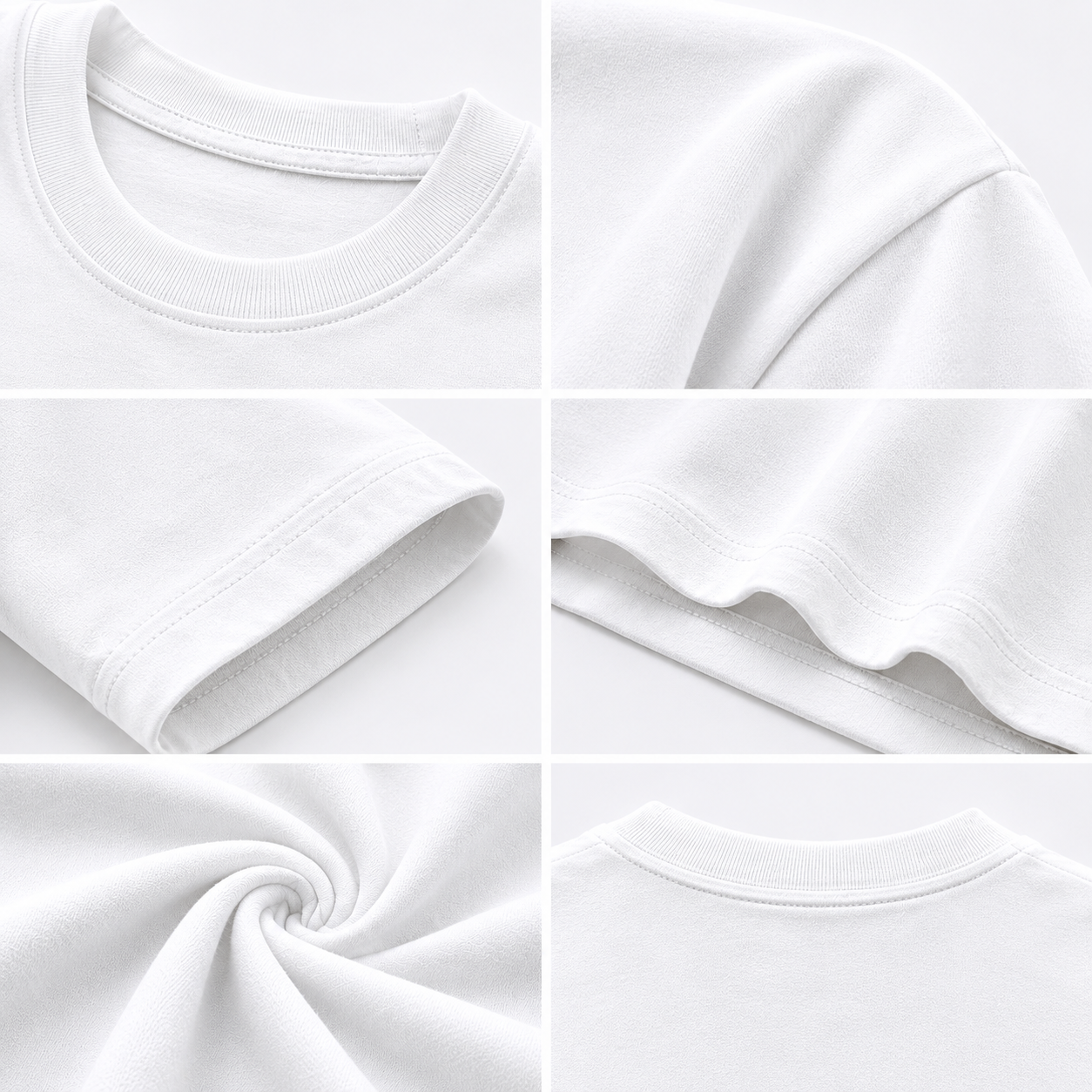 SEK’O Premium Oversized Cotton T-Shirt (BEYAZ)