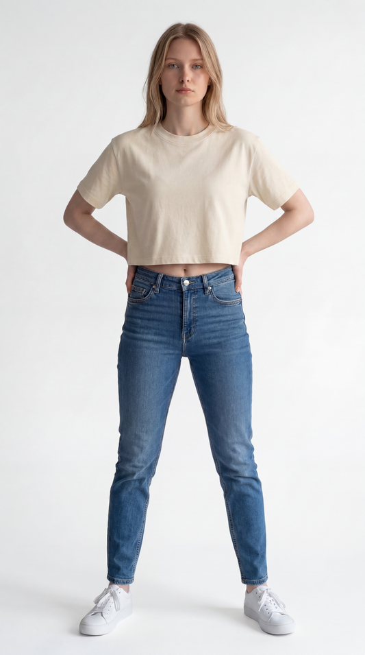 SEK’O Premium Oversized Cotton T-Shirt (BEJ)