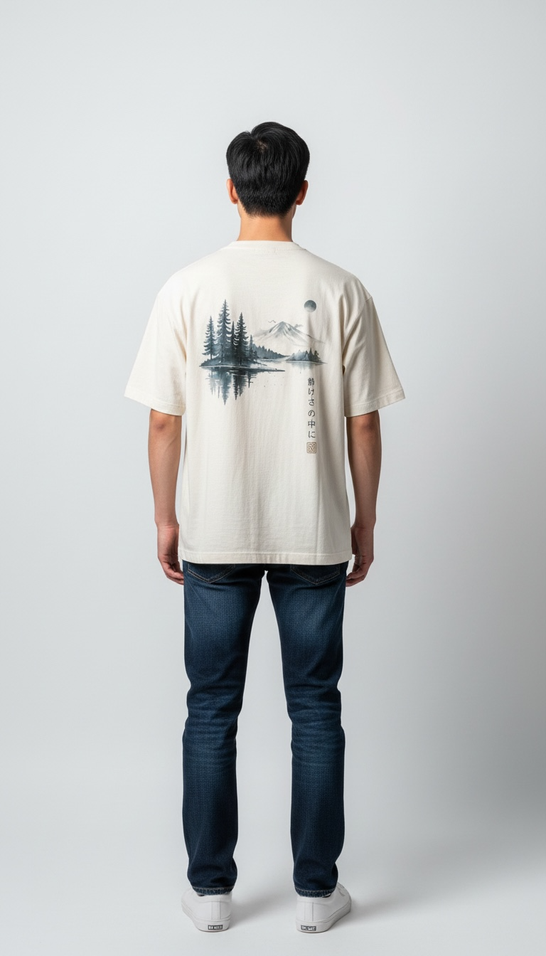 SEK’O Nature Balance Oversized Premium T-Shirt – bej